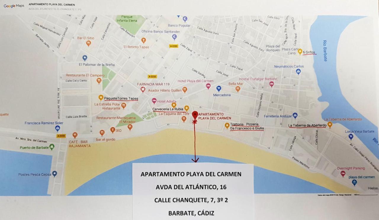Apto Playa Del Carmen Chanquete Barbate Kültér fotó